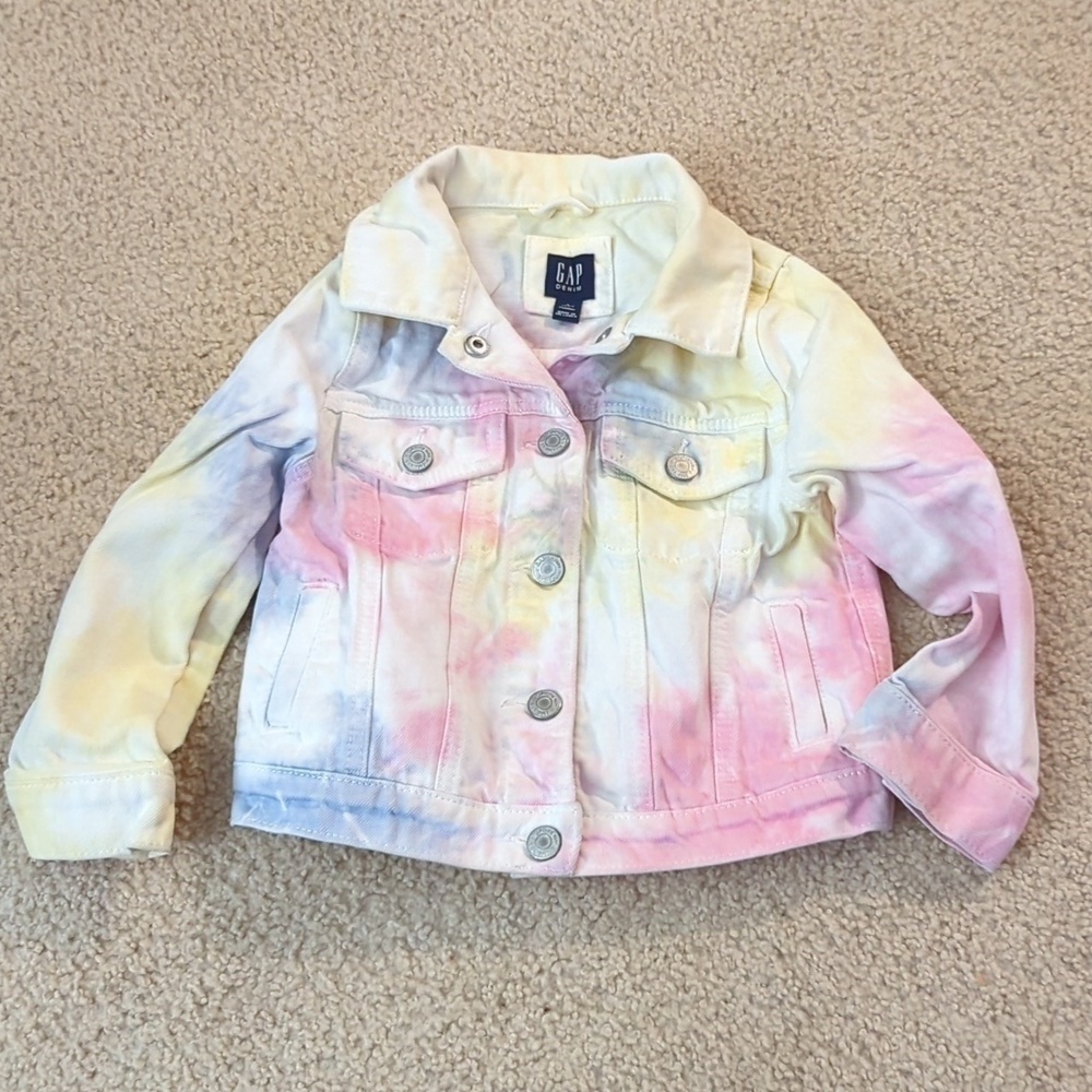 Gap Denim Tie Dye Jean Jacket Size 4 Years